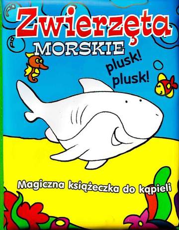 Zwierzęta morskie magiczna książka do kąpieli