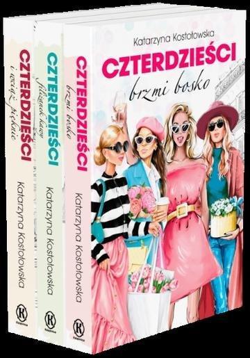Okładka: Pakiet Czterdzieści brzmi bosko /  Czterdzieści filiżanek kawy / Czterdzieści i wciąż pięknie