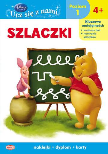 Szlaczki ucz się z nami Kubuś Puchatek