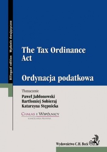 Ordynacja podatkowa. The Tax Ordinance Act