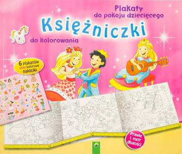 Księżniczki plakaty do kolorowania