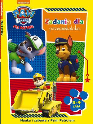 Zadania dla przedszkolaka Psi Patrol 3-4 lata