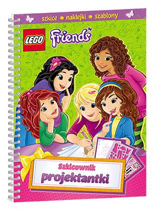 Lego friends szkicownik projektantki