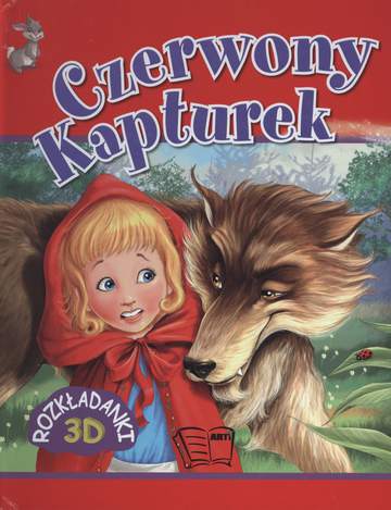 Czerwony kapturek rozkładanki 3d