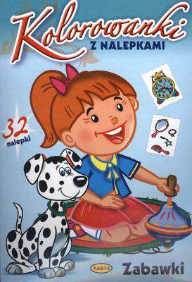 Zabawki kolorowanki z nalepkami