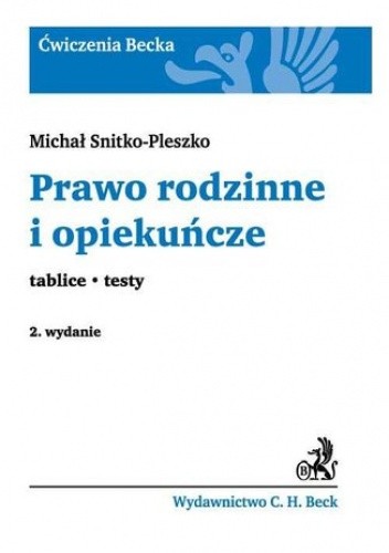 Prawo rodzinne i opiekuńcze Tablice. Testy
