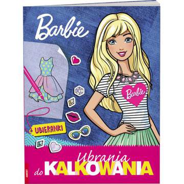 Barbie ubrania do kalkowania