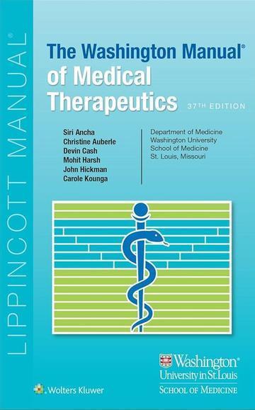 The Washington Manual of Medical Therapeutics, International Edition