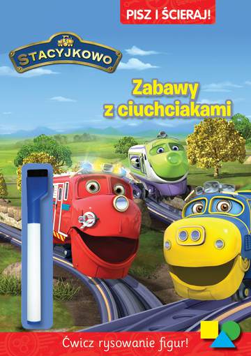 Zabawy z ciuchciakami pisz i ścieraj stacyjkowo