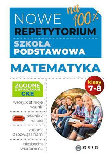 Matematyka. Szkoła podstawowa. Klasa 7-8. Nowe Repetytorium 2026