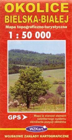Mapa Okolice Bielska-Białej 1:50 000 WZKart