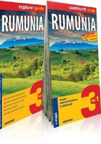Rumunia 3w1: przewodnik + atlas + mapa