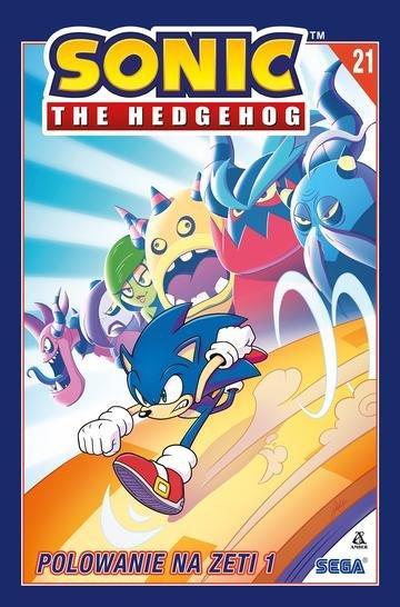 Okładka: Polowanie na Zeti 1. Sonic the Hedgehog. Tom 21