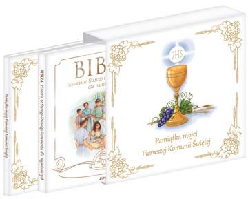 Pamiątka mojej pierwszej komunii świętej (komplet w etui)