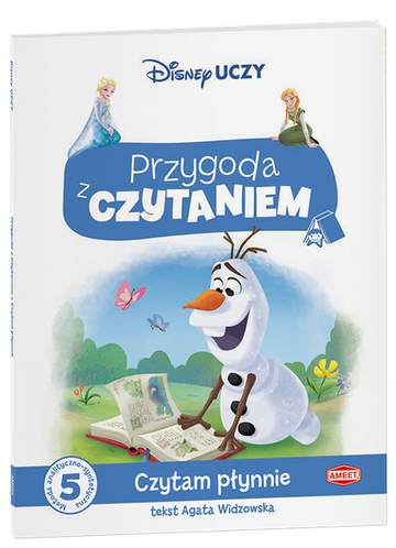 Disney uczy Kraina Lodu przygoda z czytaniem czytam płynnie