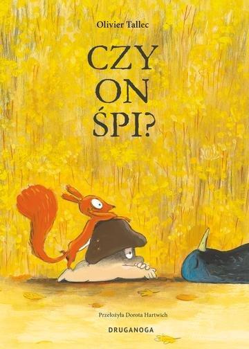 Okładka: Czy on śpi? Wiewiórka
