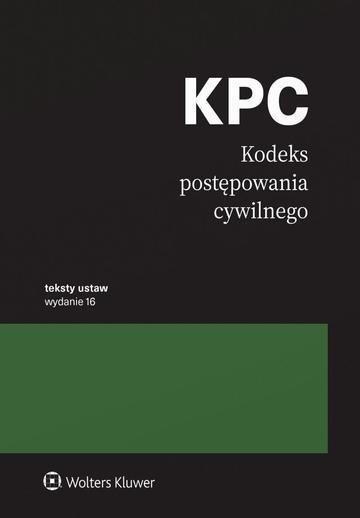 Okładka: Kodeks postępowania cywilnego wyd. 2026