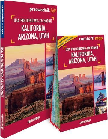 USA południowo-zachodnie Kalifornia Arizona Utah przewodnik + mapa