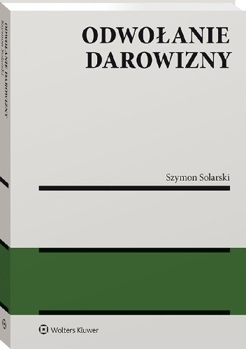 Odwołanie darowizny