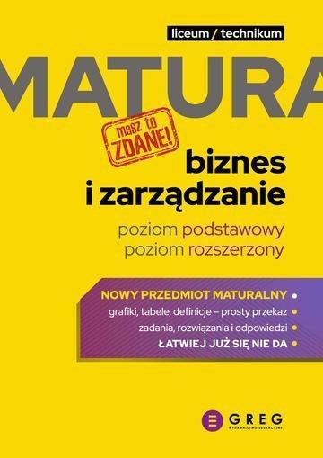 Okładka: Biznes i zarządzanie. Matura. Repetytorium maturalne 2027