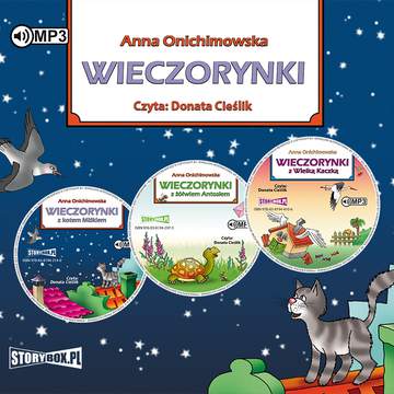 CD MP3 Pakiet Wieczorynki z kotem Miśkiem / Wieczorynki z żółwiem antosiem / Wieczorynki z Wielką Kaczką