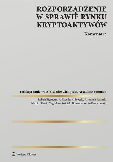 Okładka: Rozporządzenie w sprawie rynku kryptoaktywów. Komentarz