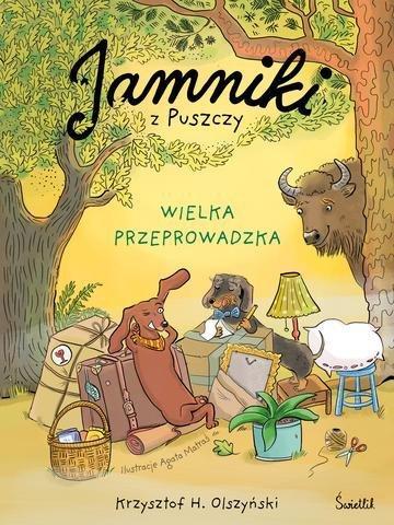 Okładka: Wielka przeprowadzka. Jamniki z Puszczy
