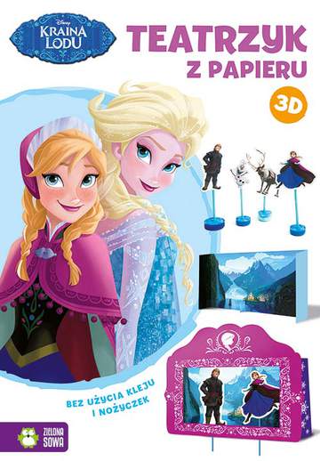 Kraina Lodu teatrzyk z papieru 3d