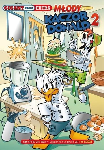 Okładka: Młody Kaczor Donald 2. Gigant Poleca Extra. Tom 6/2026