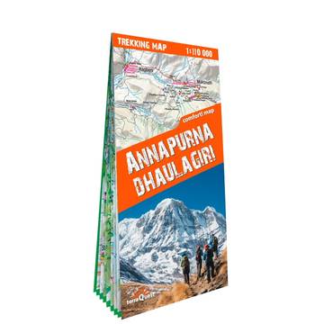 Annapurna & Dhaulagiri trekking map 1:650 000 laminat 2019