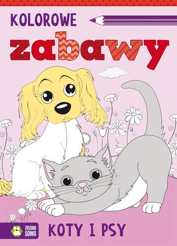 Koty i psy kolorowe zabawy