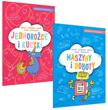 Pakiet Jesteśmy kreatywni. Jednorożce i kucyki / Maszyny i roboty