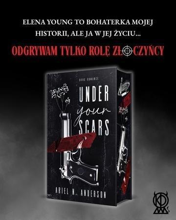 Okładka: Under Your Scars (ilustrowane brzegi)