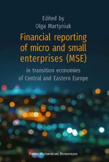 Financial reporting of micro and small enterprises (MSE) in transition economies of central and Eastern Europe