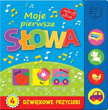 Moje pierwsze słowa książka z dźwiękiem