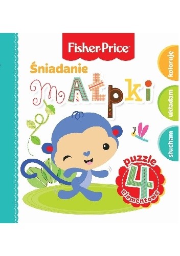 Śniadanie małpki. Fisher Price Puzzle