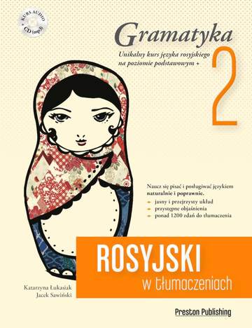 Rosyjski w tłumaczeniach gramatyka 2 poziom a1-a2 + CD