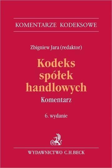 Okładka: Kodeks spółek handlowych. Komentarz wyd. 6