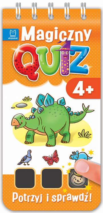 Potrzyj i sprawdź magiczny quiz 4+ (pomarańczowy)