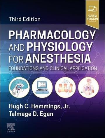Okładka: Pharmacology and Physiology for Anesthesia