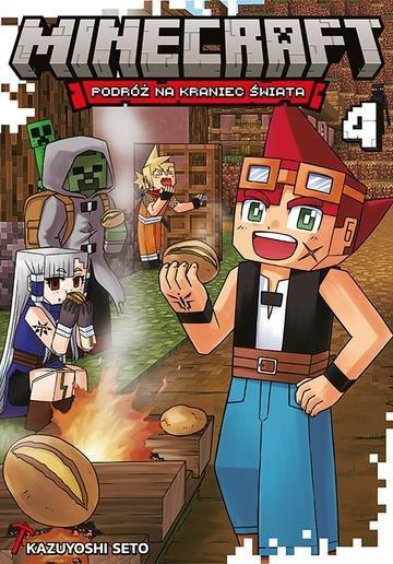 Okładka: Minecraft. Podróż na kraniec świata. Tom 4