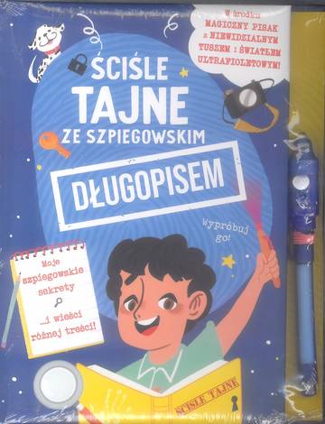 Ściśle tajne ze szpiegowskim długopisem. Sekretnik dla chłopców