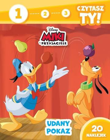 Udany pokaz. Miki i Przyjaciele. Poziom 1. 1, 2, 3, czytasz ty!