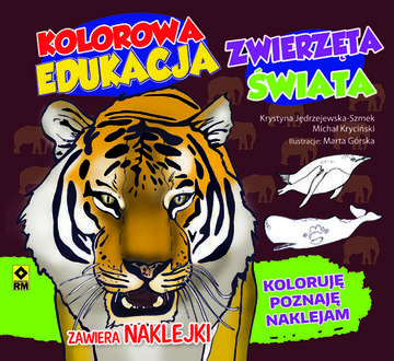 Zwierzęta świata kolorowa edukacja