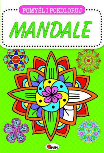 Mandale według wzoru pomyśl i pokoloruj