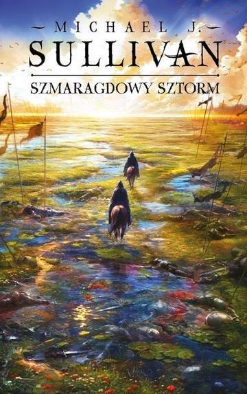 Okładka: Szmaragdowy sztorm. Kroniki Riyrii. Tom 4