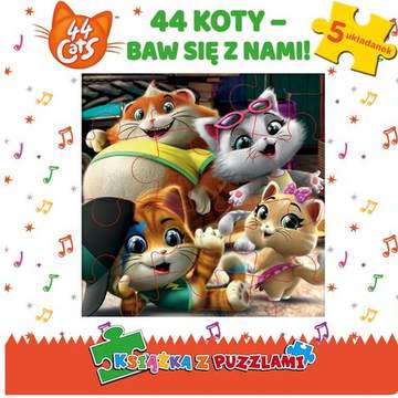 44 cats. Książka z puzzlami