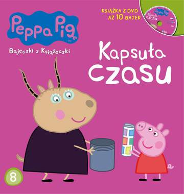 Kapsuła czasu Świnka Peppa bajeczki z książeczki Tom 8 + dvd