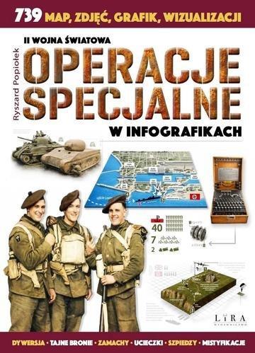 Okładka: II wojna światowa. Operacje specjalne w infografikach