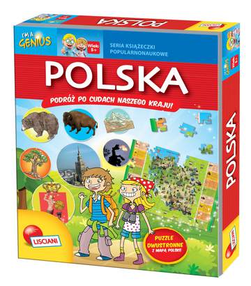 Polska + puzzle 305 pl78281 LISCIANI